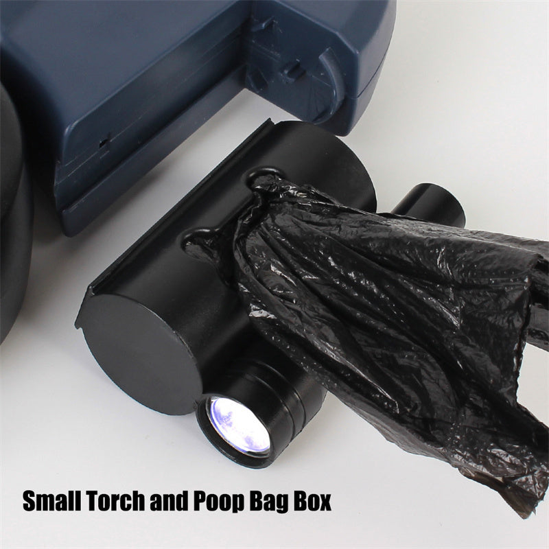 Retractable Dual Dog Leash – Reflective 360° Swivel with LED Light