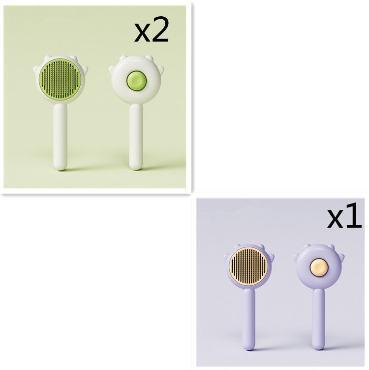 Cat & Dog Grooming Comb – Hair Removal & Massage Brush