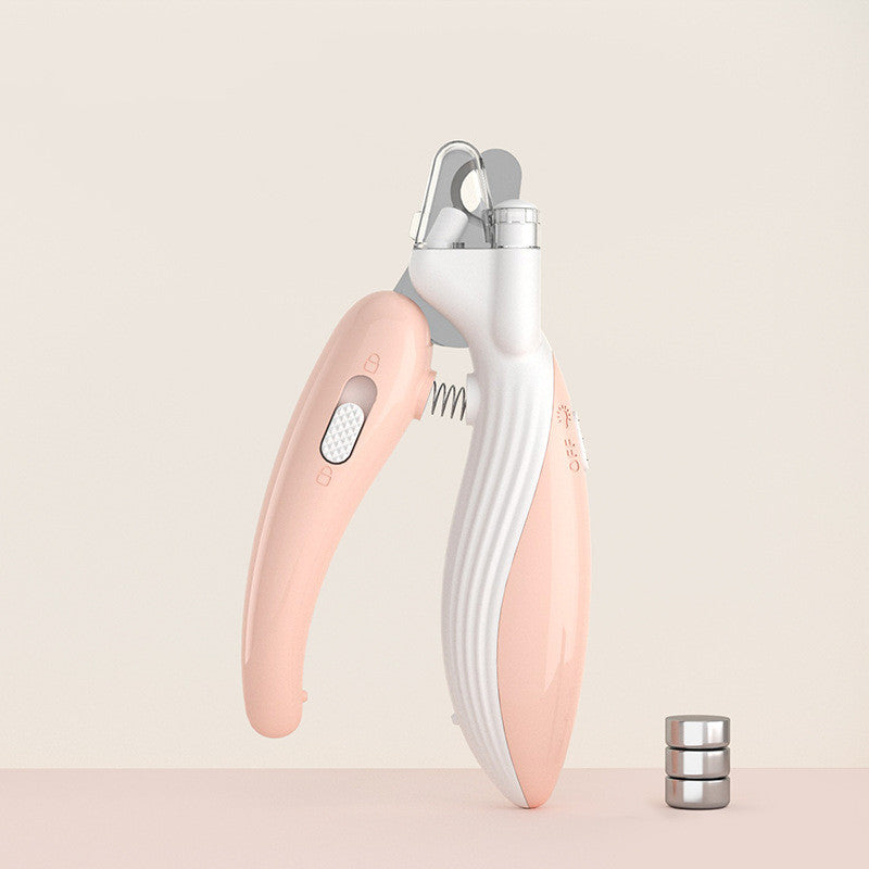 Pet Nail Clippers with LED Light & Electric Nail Grinder – Safe Dog & Cat Nail Trimmer