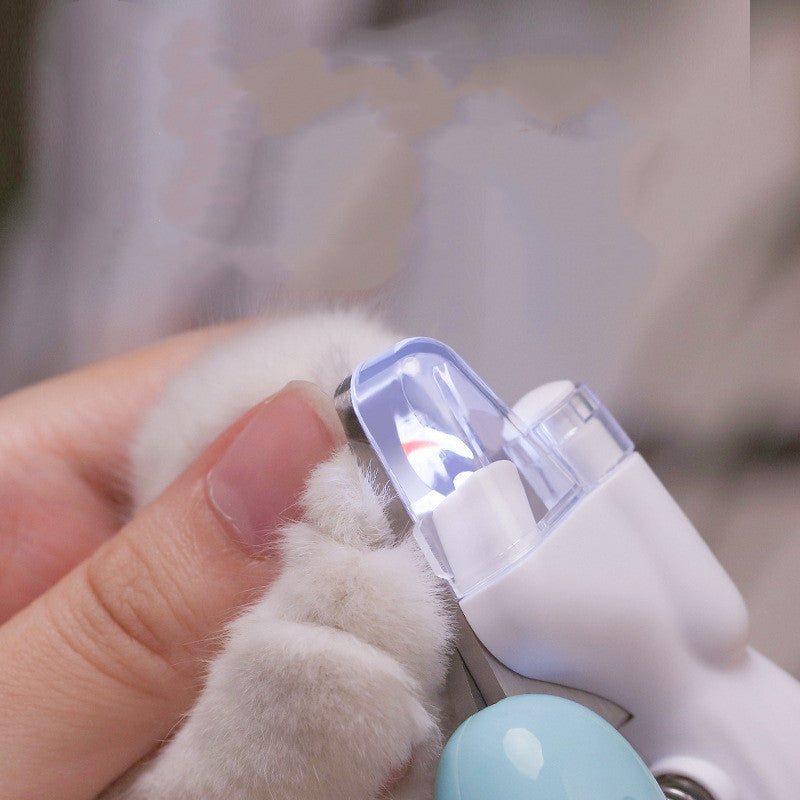 Pet Nail Clippers with LED Light & Electric Nail Grinder – Safe Dog & Cat Nail Trimmer