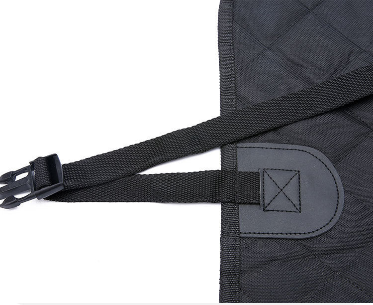 Dog Car Seat Cover Hammock – Rear Back Seat Pet Safety Protector with Zipper & Pocket