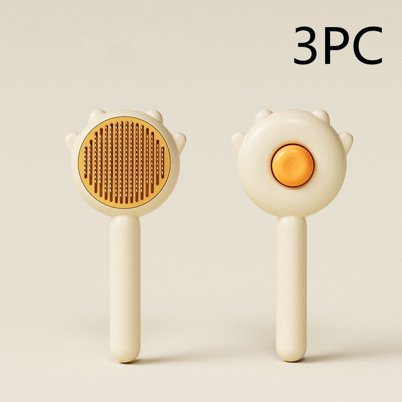 Cat & Dog Grooming Comb – Hair Removal & Massage Brush
