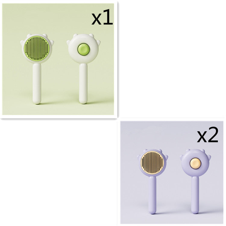 Cat & Dog Grooming Comb – Hair Removal & Massage Brush