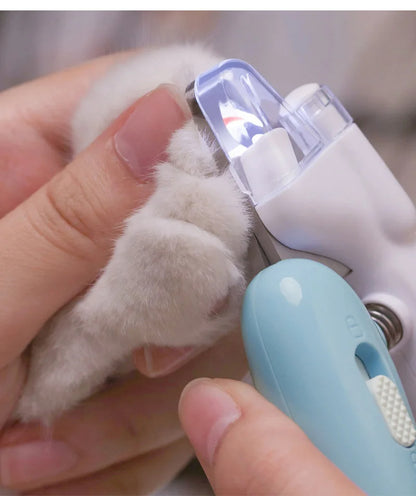 Pet Nail Clippers with LED Light & Electric Nail Grinder – Safe Dog & Cat Nail Trimmer