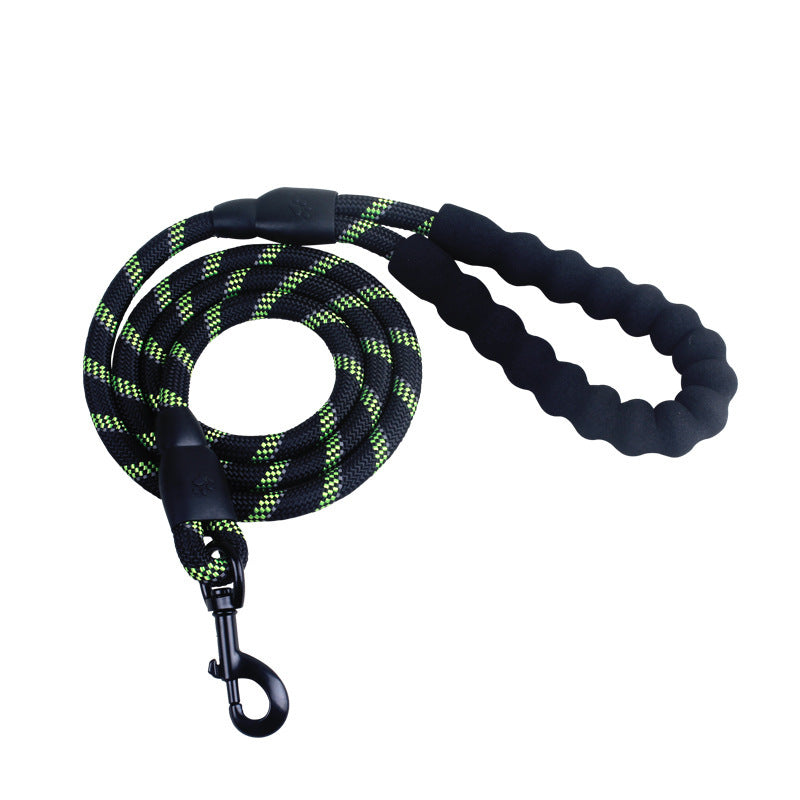 Reflective Nylon Dog Leash – Durable Walking & Training Lead for Small, Medium & Large Dogs