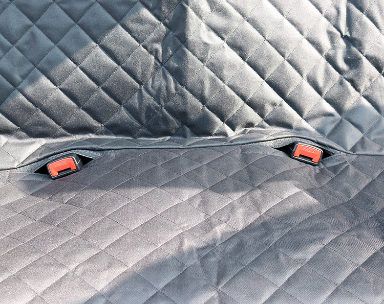 Dog Car Seat Cover Hammock – Rear Back Seat Pet Safety Protector with Zipper & Pocket