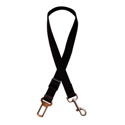 Adjustable Pet Car Seat Belt – Dog & Cat Safety Harness Clip for Vehicles