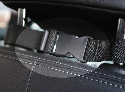 Dog Car Seat Cover Hammock – Rear Back Seat Pet Safety Protector with Zipper & Pocket