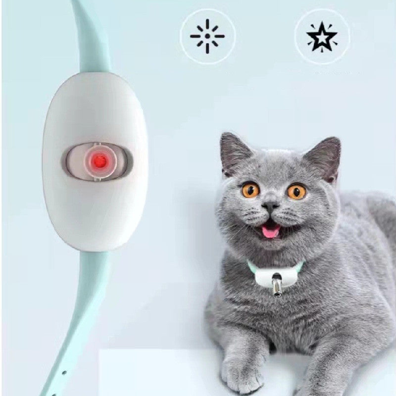 Smart Automatic Laser Cat Toy – Interactive USB Charging Kitten Collar