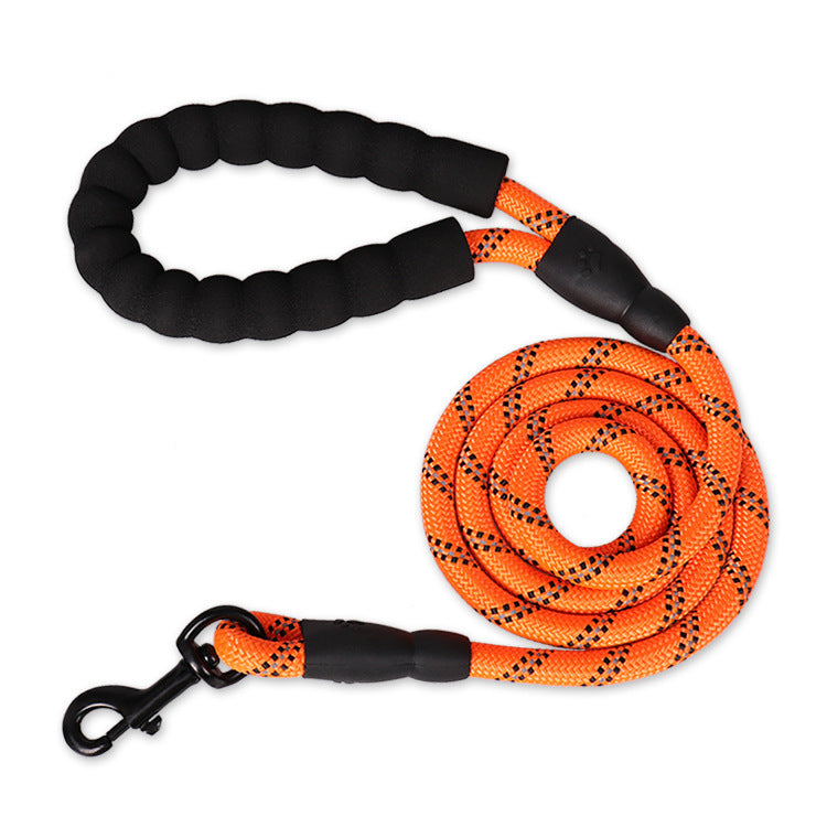 Reflective Nylon Dog Leash – Durable Walking & Training Lead for Small, Medium & Large Dogs