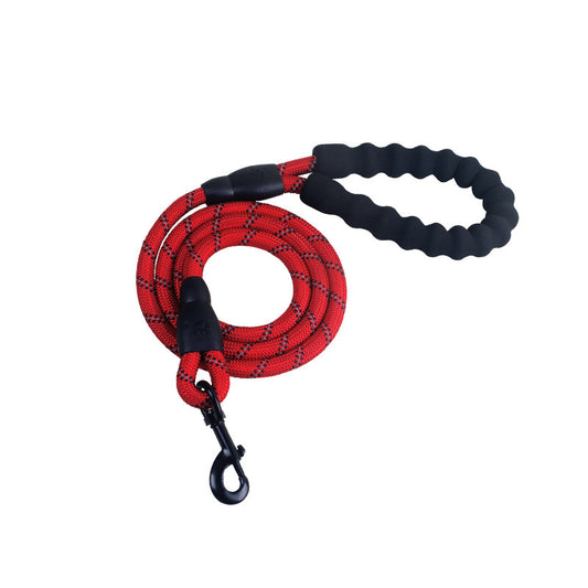 Reflective Nylon Dog Leash – Durable Walking & Training Lead for Small, Medium & Large Dogs