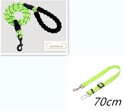 Reflective Nylon Dog Leash – Durable Walking & Training Lead for Small, Medium & Large Dogs