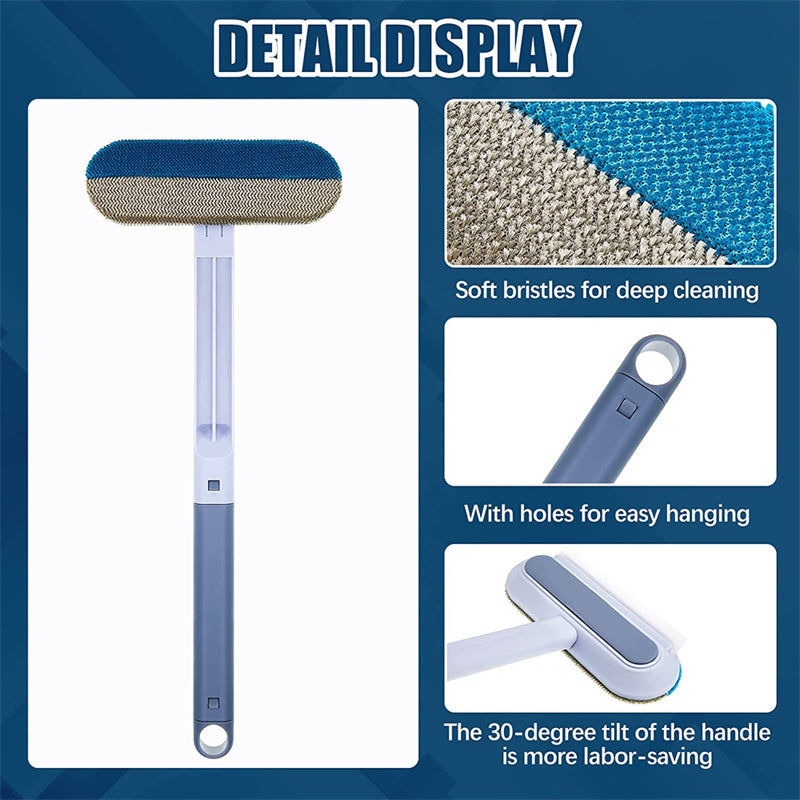 4-in-1 Pet Hair Removal Brush – Dog & Cat Fur Cleaner for Home & Screen Cleaning