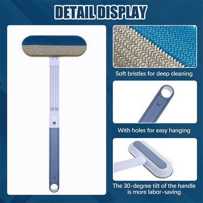 4-in-1 Pet Hair Removal Brush – Dog & Cat Fur Cleaner for Home & Screen Cleaning