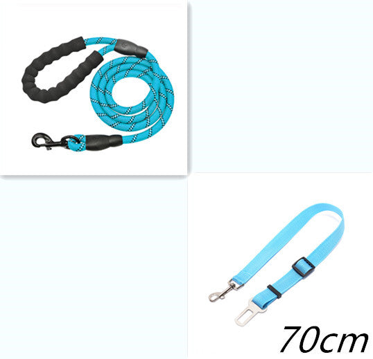 Reflective Nylon Dog Leash – Durable Walking & Training Lead for Small, Medium & Large Dogs