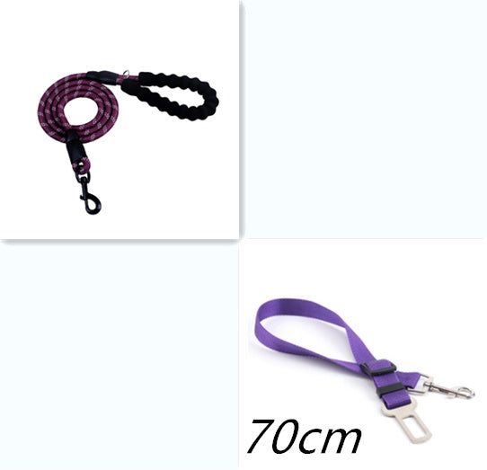 Reflective Nylon Dog Leash – Durable Walking & Training Lead for Small, Medium & Large Dogs