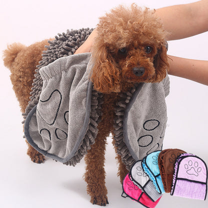 Quick Dry Dog Bath Towel – Super Absorbent Microfiber