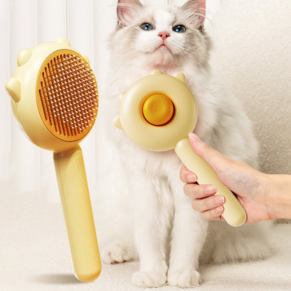 Cat & Dog Grooming Comb – Hair Removal & Massage Brush