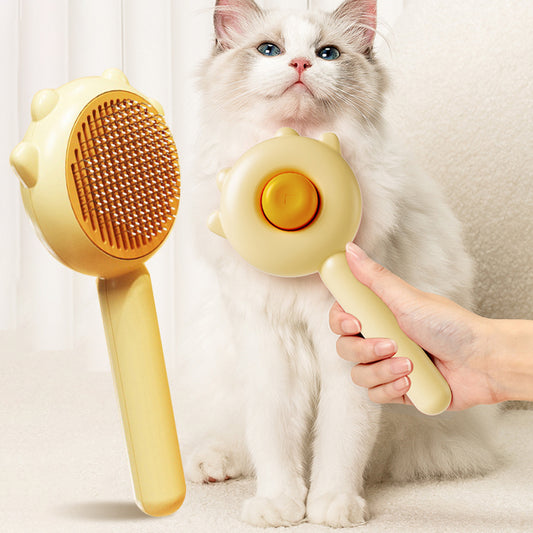 Cat & Dog Grooming Comb – Hair Removal & Massage Brush
