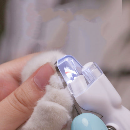 Pet Nail Clippers with LED Light & Electric Nail Grinder – Safe Dog & Cat Nail Trimmer