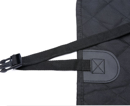 Dog Car Seat Cover Hammock – Rear Back Seat Pet Safety Protector with Zipper & Pocket