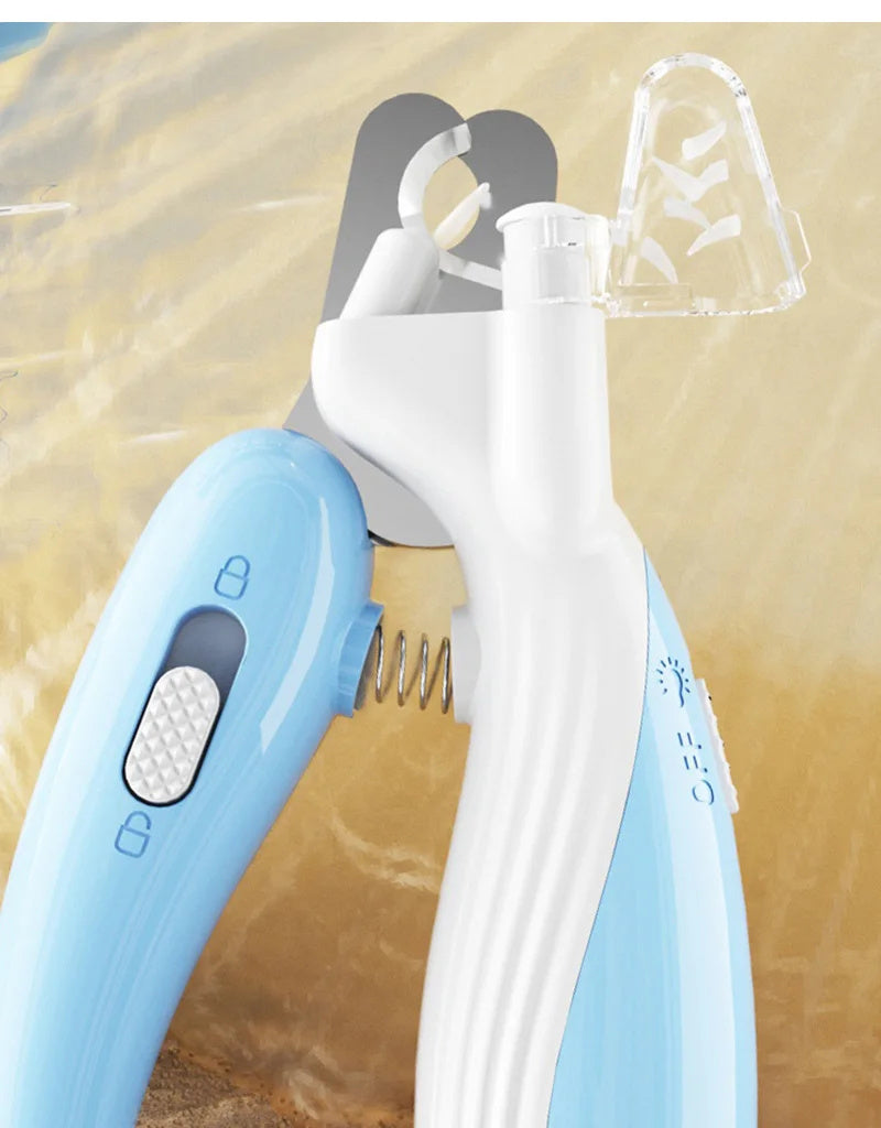 Pet Nail Clippers with LED Light & Electric Nail Grinder – Safe Dog & Cat Nail Trimmer