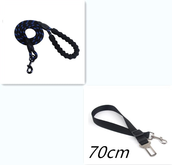 Reflective Nylon Dog Leash – Durable Walking & Training Lead for Small, Medium & Large Dogs