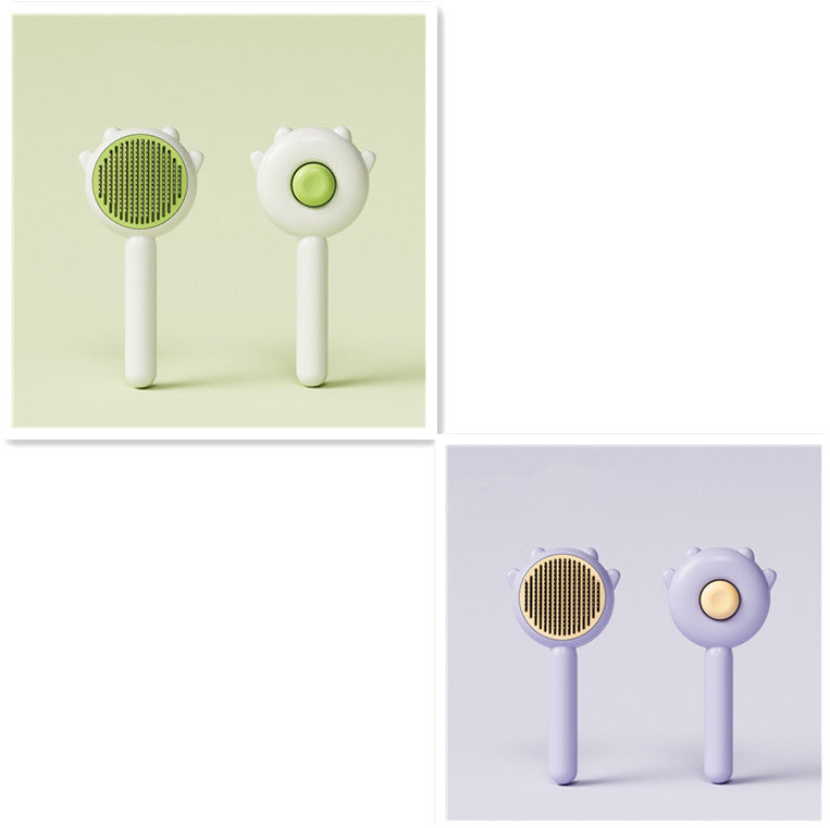 Cat & Dog Grooming Comb – Hair Removal & Massage Brush