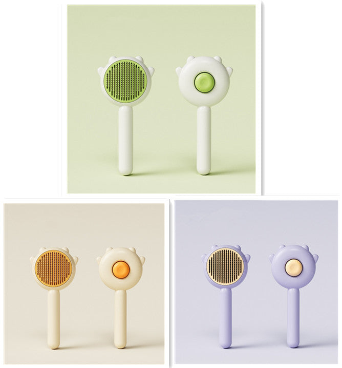 Cat & Dog Grooming Comb – Hair Removal & Massage Brush