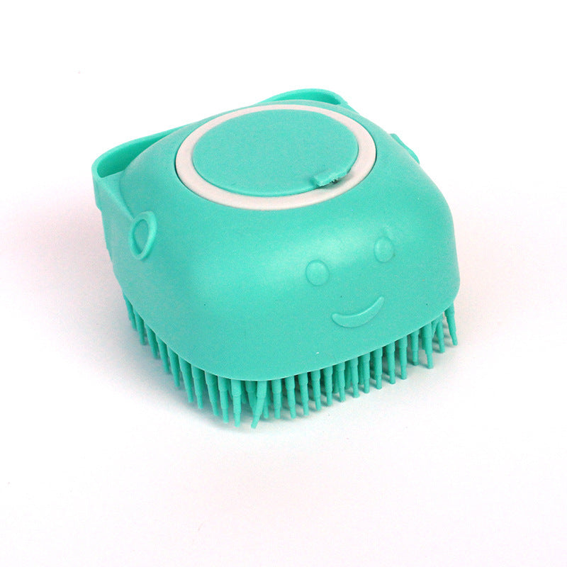 Silicone Dog Bath Massage Gloves – Pet Grooming & Shampoo Brush for Dogs & Cats