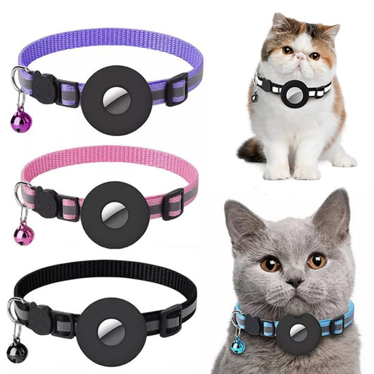 Reflective Airtag Collar Holder – Waterproof Protective Case for Dogs & Cats