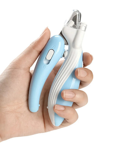 Pet Nail Clippers with LED Light & Electric Nail Grinder – Safe Dog & Cat Nail Trimmer