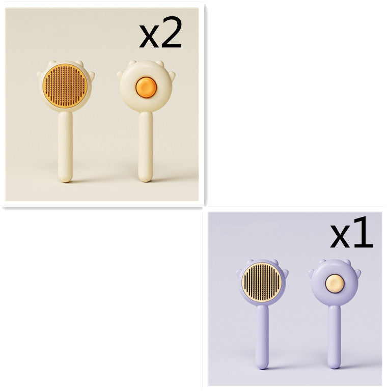 Cat & Dog Grooming Comb – Hair Removal & Massage Brush