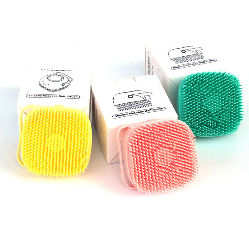 Silicone Dog Bath Massage Gloves – Pet Grooming & Shampoo Brush for Dogs & Cats