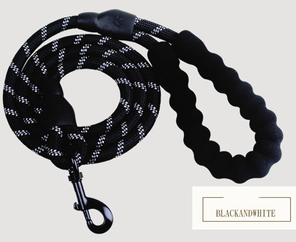 Reflective Nylon Dog Leash – Durable Walking & Training Lead for Small, Medium & Large Dogs
