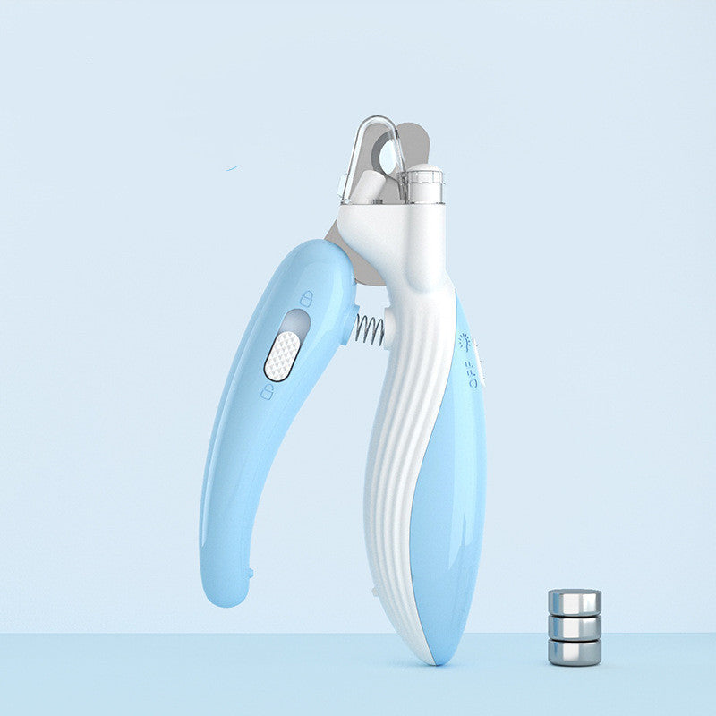 Pet Nail Clippers with LED Light & Electric Nail Grinder – Safe Dog & Cat Nail Trimmer