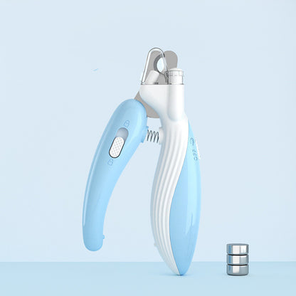 Pet Nail Clippers with LED Light & Electric Nail Grinder – Safe Dog & Cat Nail Trimmer
