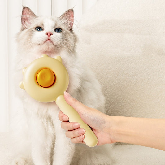 Cat & Dog Grooming Comb – Hair Removal & Massage Brush