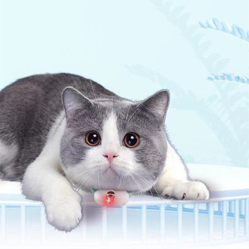 Smart Automatic Laser Cat Toy – Interactive USB Charging Kitten Collar