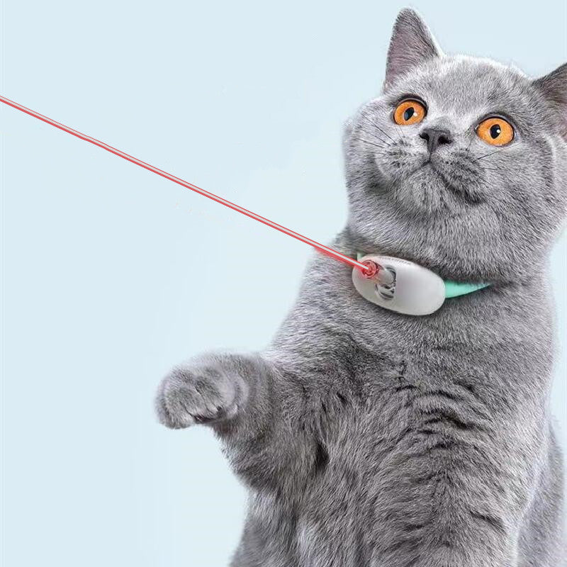 Smart Automatic Laser Cat Toy – Interactive USB Charging Kitten Collar