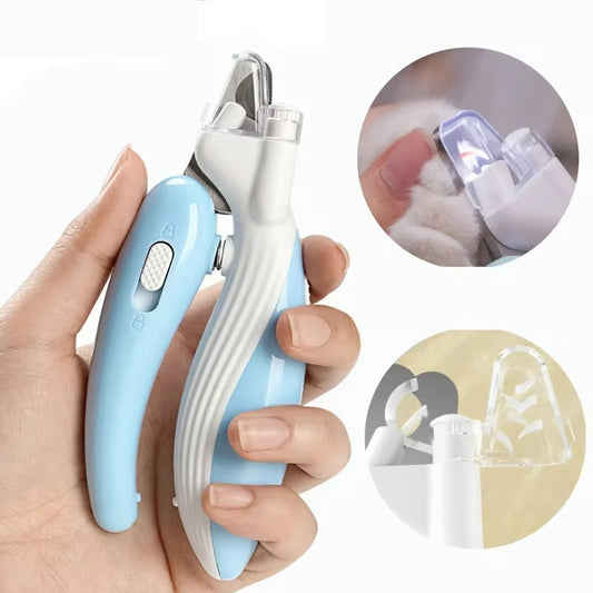 Pet Nail Clippers with LED Light & Electric Nail Grinder – Safe Dog & Cat Nail Trimmer