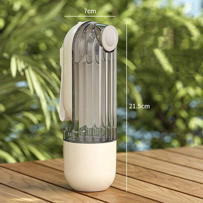 2-in-1 Portable Pet Water Bottle & Food Cup – Dog Walking Travel Feeder